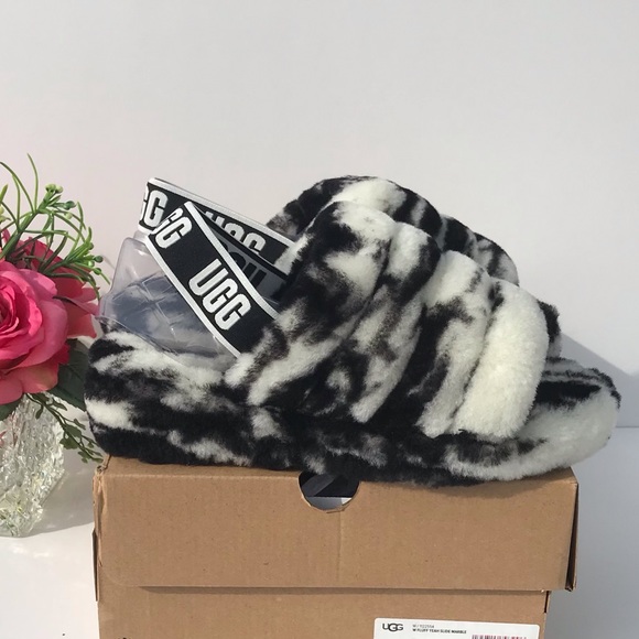 UGG Fluff Yeah Slide Marble - Picture 8 of 8